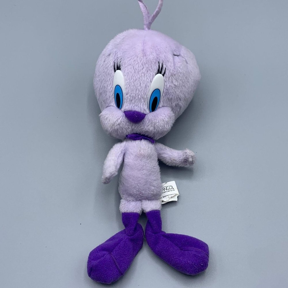 Nanco Lavender Tweety Bird Purple Hanging Plush